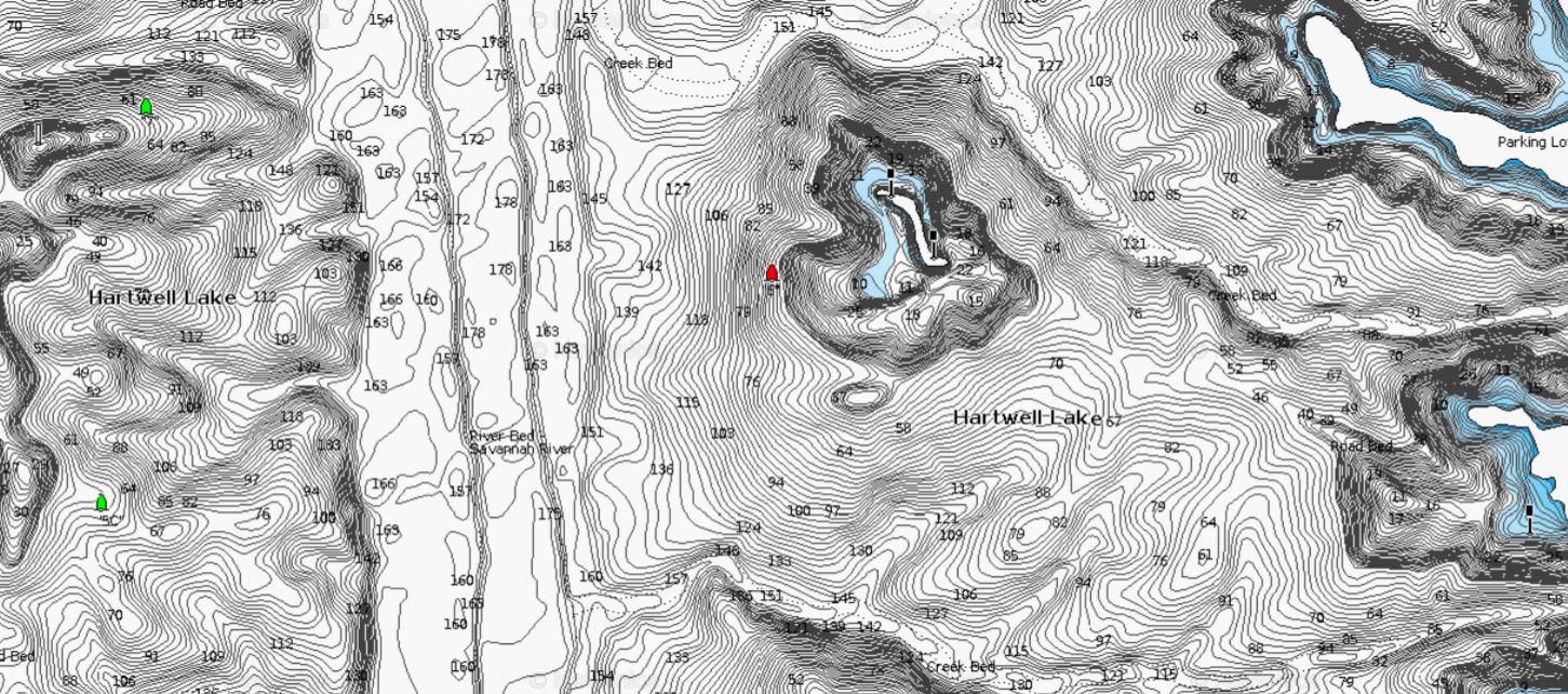 Lake Hartwell State Park Map